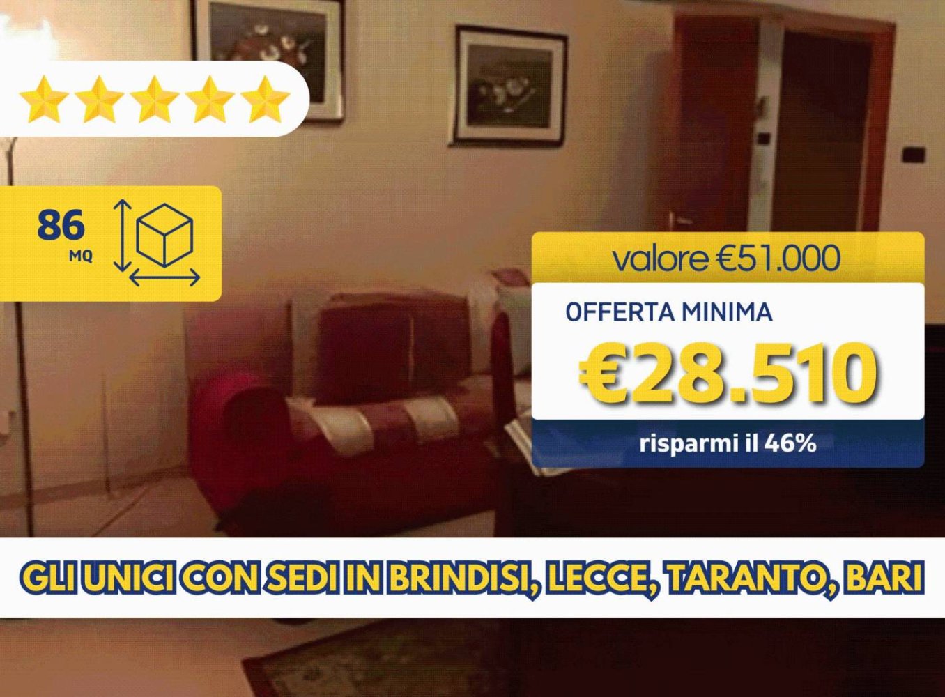 Apartamento T2 em Taranto, Italy N.º 342378