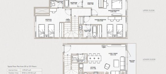3 dormitorios apartamento en venta en Yas Island, Abu Dhabi, UAE № 181768 5