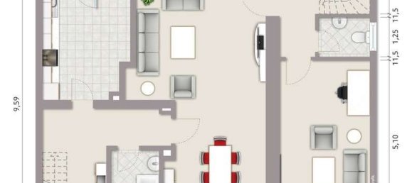 Moradia em banda de 9 divisões em Duisburg, Germany N.º 81830 33