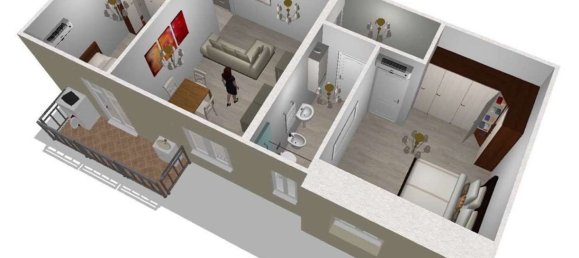 3 rooms Apartment in Florence, Italy No. 181754 10