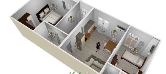 3 rooms Apartment in Florence, Italy No. 181754 9