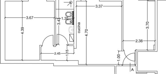 3 rooms Apartment in Florence, Italy No. 181754 5