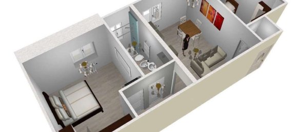 3 rooms Apartment in Florence, Italy No. 181754 8