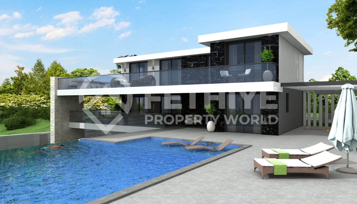 Villa 4+1 in Oludeniz, Turkey No. 22914