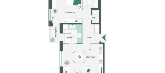 Apartamento T1 em Mitte, Germany N.º 90040 37