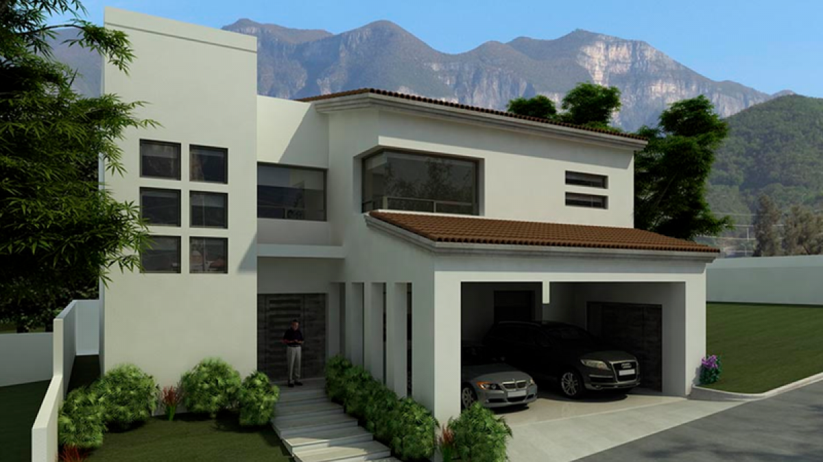 Дом с 4 спальнями в Нуэво Леон, Мексика № 184608