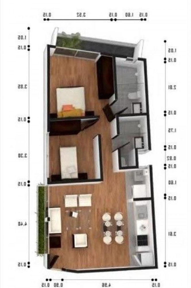 2 Schlafzimmer Wohnung in Mexicali, Mexico, Nr. 171412