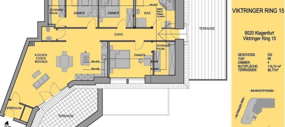 3 Schlafzimmer Penthouse in Klagenfurt am Wörthersee, Austria, Nr. 156501 19