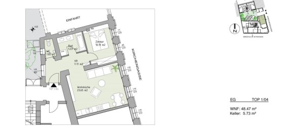 2-Zimmer Wohnung in Mödling, Austria, Nr. 105667 7