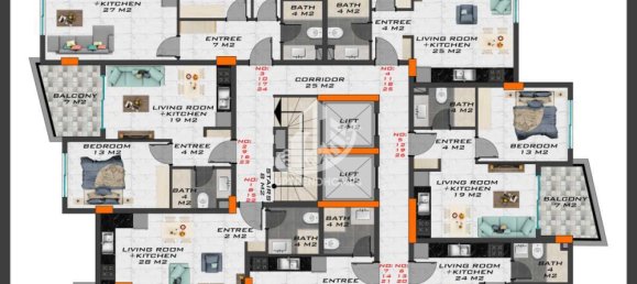 Apartment 1+1 in Mahmutlar, Turkey No. 4773 28