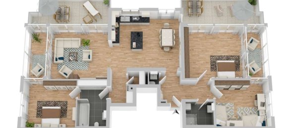 3 غرف نوم بانتهاوس في Karlsruhe, Germany رقم 108873 14