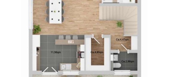 3 Schlafzimmer Doppelhaus in Ludwigshafen am Rhein, Germany, Nr. 266814 23