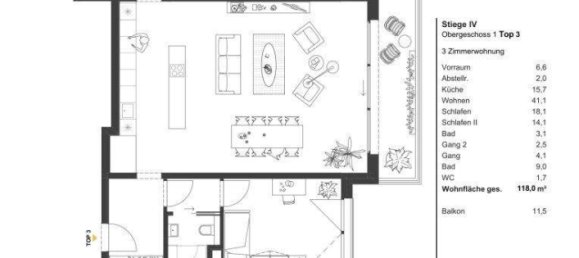 3غرفة بانتهاوس في Vienna, Austria رقم 253477 13