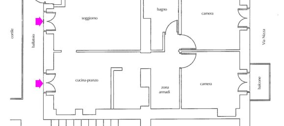 4 rooms Apartment in Turin, Italy No. 12680 25