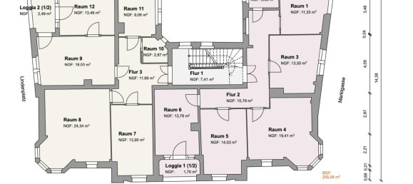Здание с 38 комнатами в Лейпциг, Германия № 233381 22