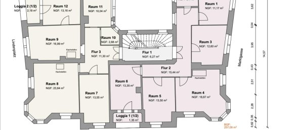 Здание с 38 комнатами в Лейпциг, Германия № 233381 20