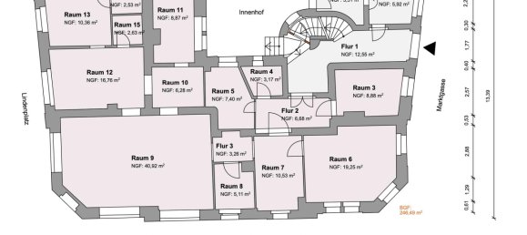 Здание с 38 комнатами в Лейпциг, Германия № 233381 19