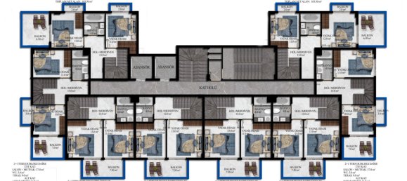 Apartment 1+1 in Avsallar, Turkey No. 31310 14