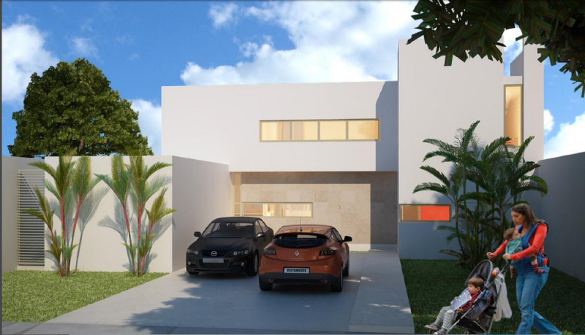 Casa de 3 dormitorios en Mérida, Mexico No. 3764