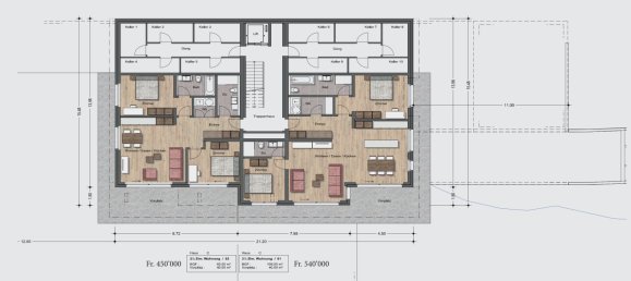 2 غرف نوم شقة في Stalden (VS), Switzerland رقم 280 11