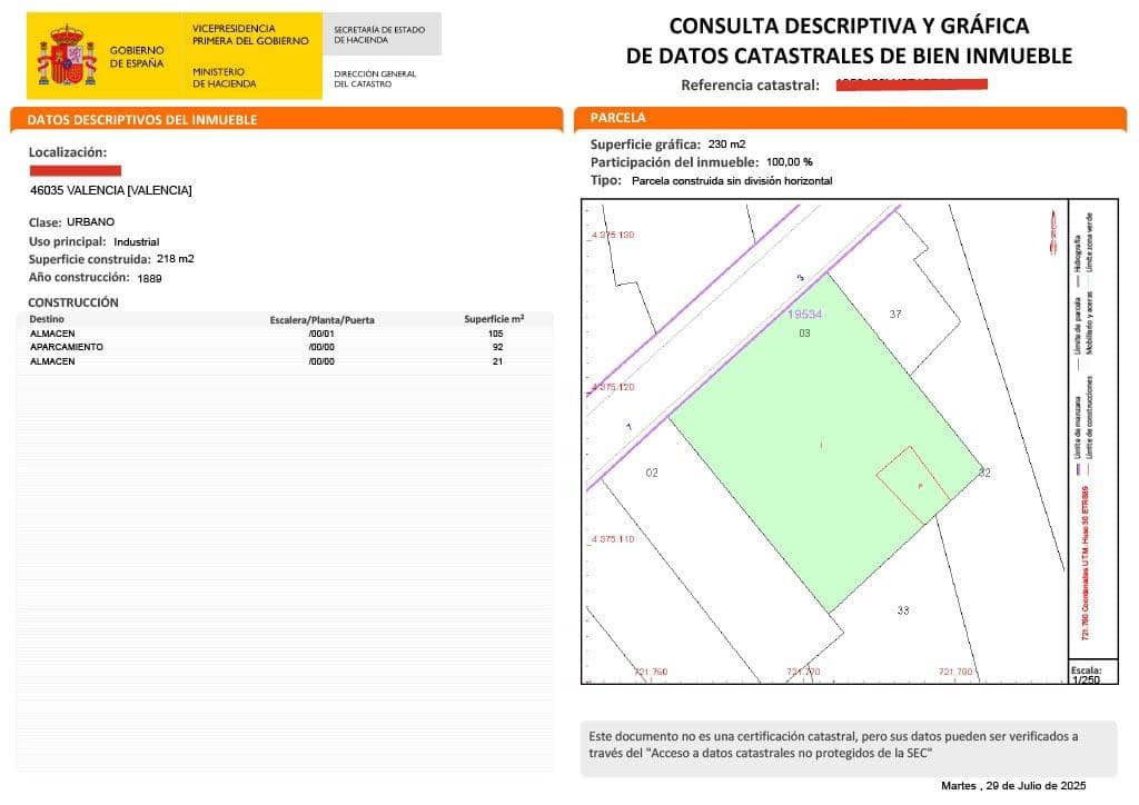 2 bedrooms House in Valencia, Spain No. 185988