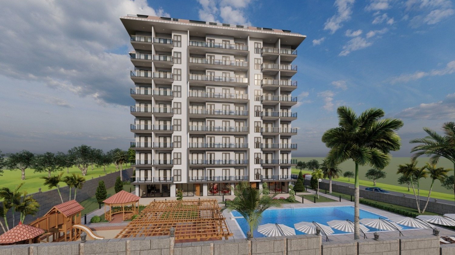 Apartamento de 1+1 en Alanya, Turkey No. 32206