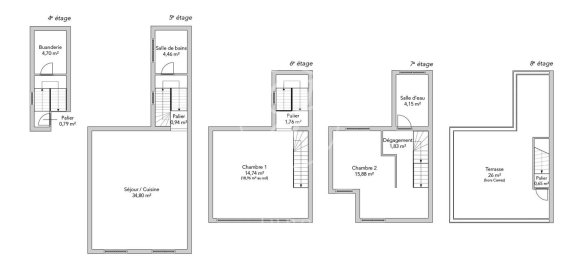 2 غرف نوم شقة في Paris, France رقم 186325 21