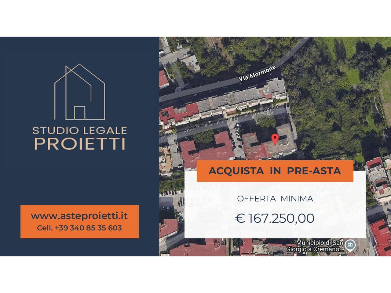 Apartamento de 3 dormitorios en San Giorgio a Cremano, Italy No. 296259