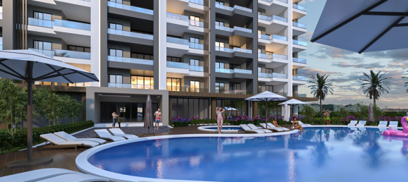 Wohnung 1+1 in Mersin, Turkey, Nr. 30987 3