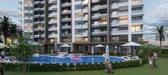 Wohnung 1+1 in Mersin, Turkey, Nr. 30987 4