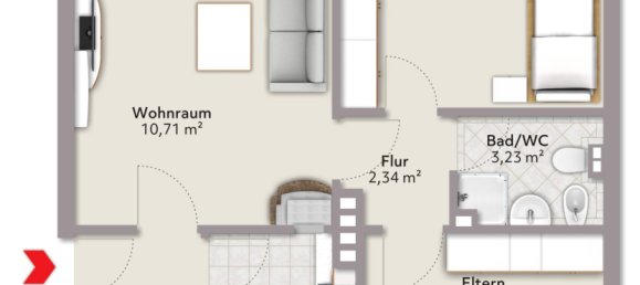 3 rooms Apartment in Oldenburg, Germany No. 318798 14