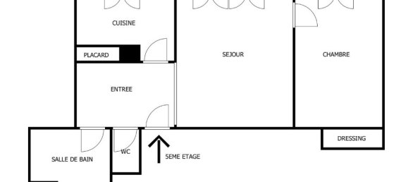 Квартира с 1 спальней в Курбевуа, Франция № 167409 20