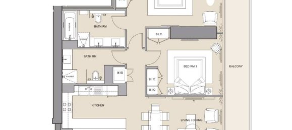 2 bedrooms Apartment in MARINA GATE, Dubai, UAE No. 60935 15