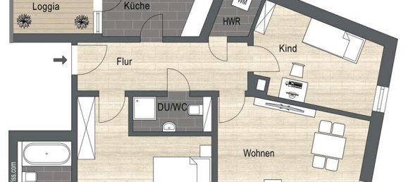 Apartamento de 2 dormitorios en Leipzig, Germany No. 278675 7