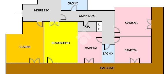 Квартира с 4 комнатами в Терни, Италия № 9244 14