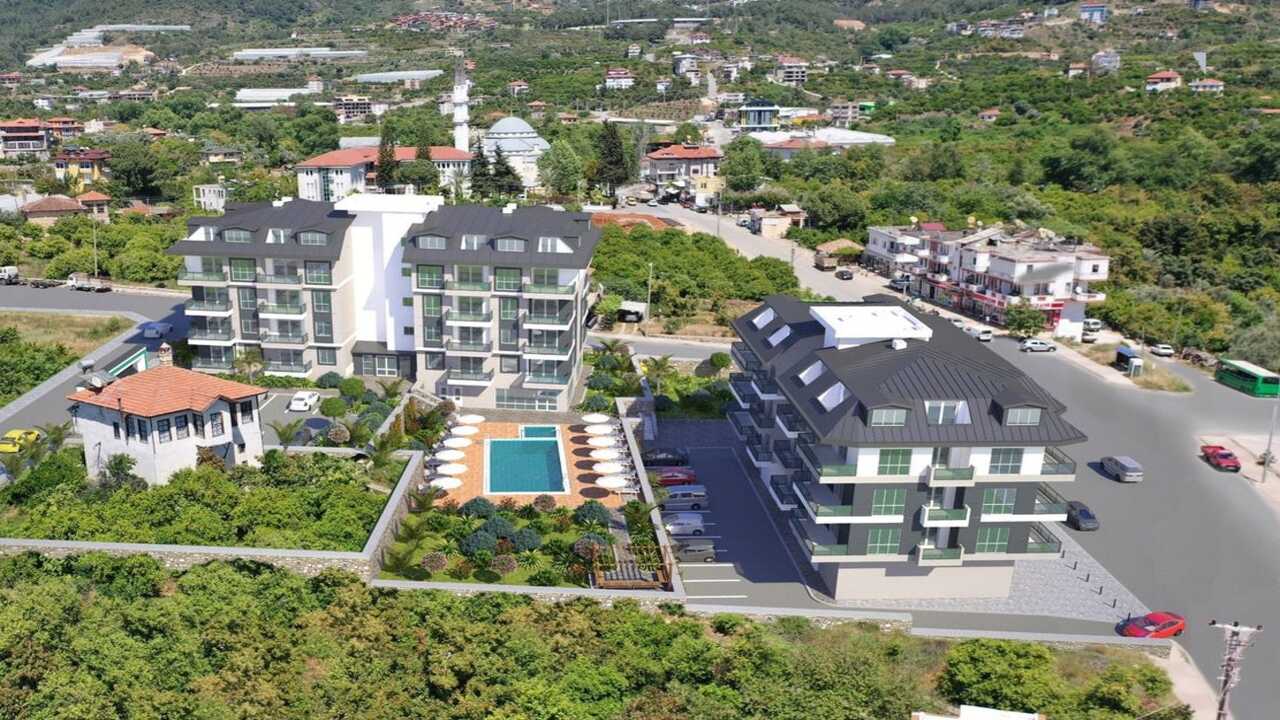Apartment 1+1 in Olive Park, Oba, Turkey No. 37375