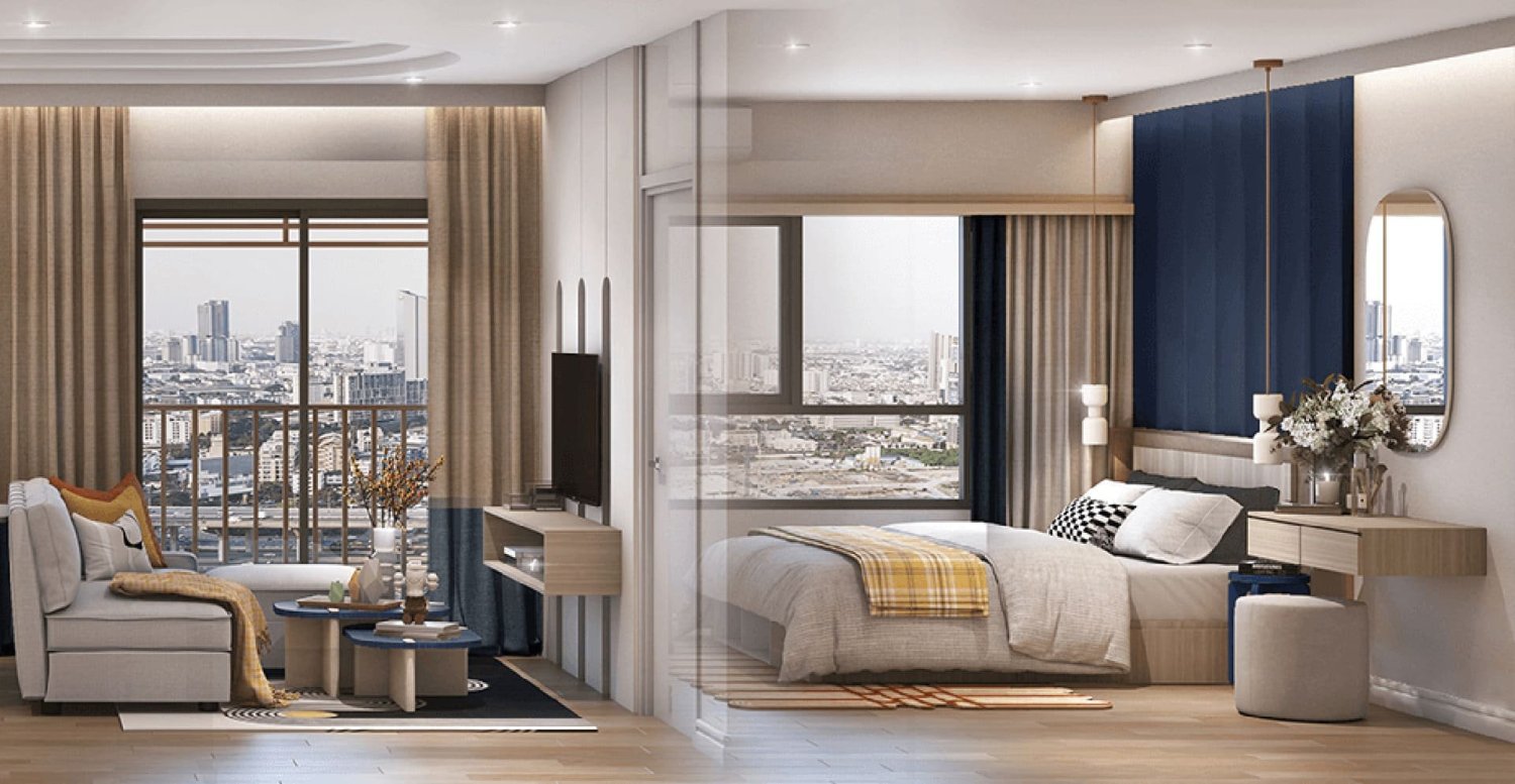 Квартира с 1 спальней в Escent Bangna, Бангна, Таиланд № 76976