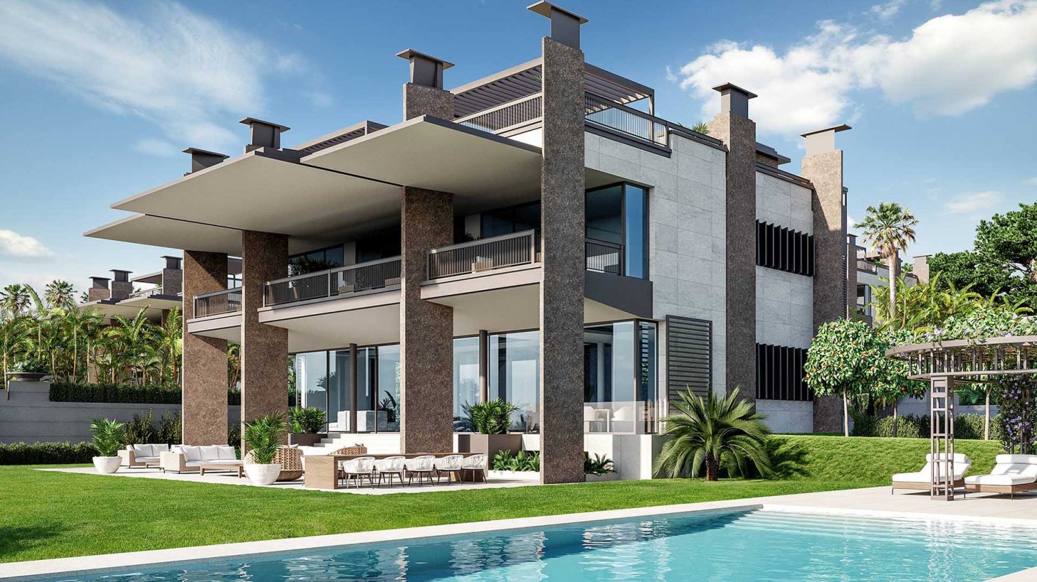 6 غرف نوم فيلا في Palacetes de Banus, Marbella, Spain رقم 15373