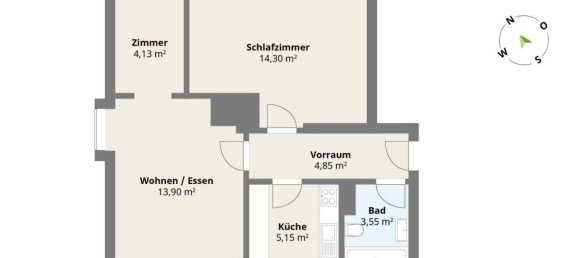 2 rooms Apartment in Linz, Austria No. 39888 17