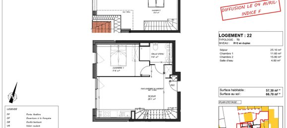 2 chambres Appartement à Cucq, France No. 68011 2
