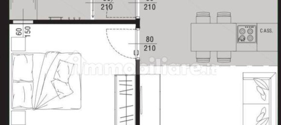 1 bedroom Apartment in Milan, Italy No. 307779 5