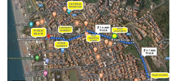 1 bedroom Apartment in Scalea, Italy No. 54287 13