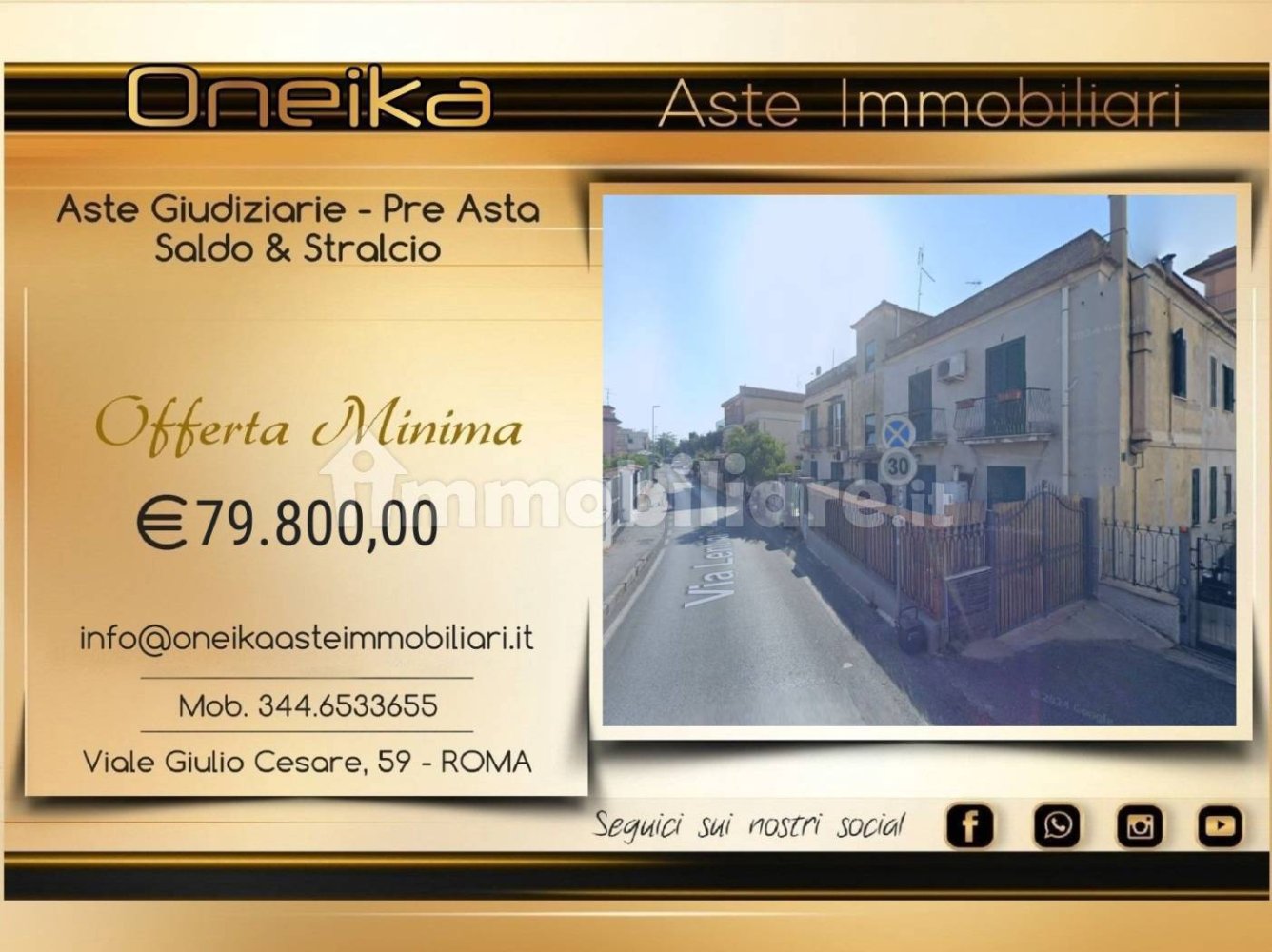 Apartamento T2 em Rome, Italy N.º 276588