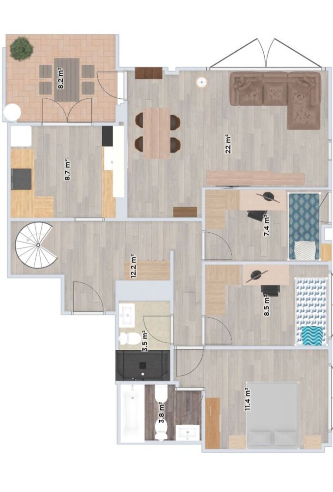 3 bedrooms Duplex in Rubi, Spain No. 195546