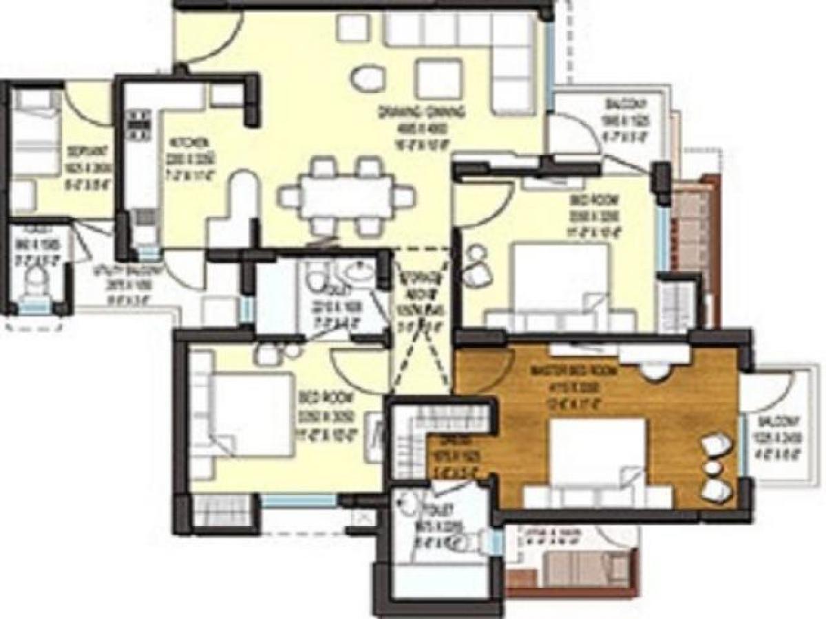 Casa T3 em Noida, India N.º 67425