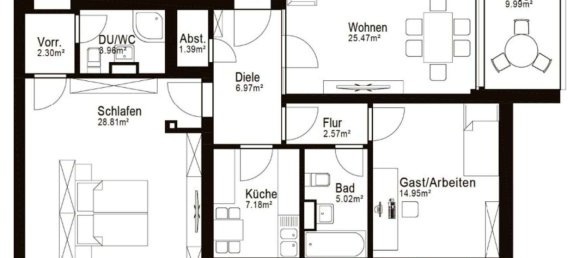 2 bedrooms Apartment in Lower Saxony, Germany No. 232813 17