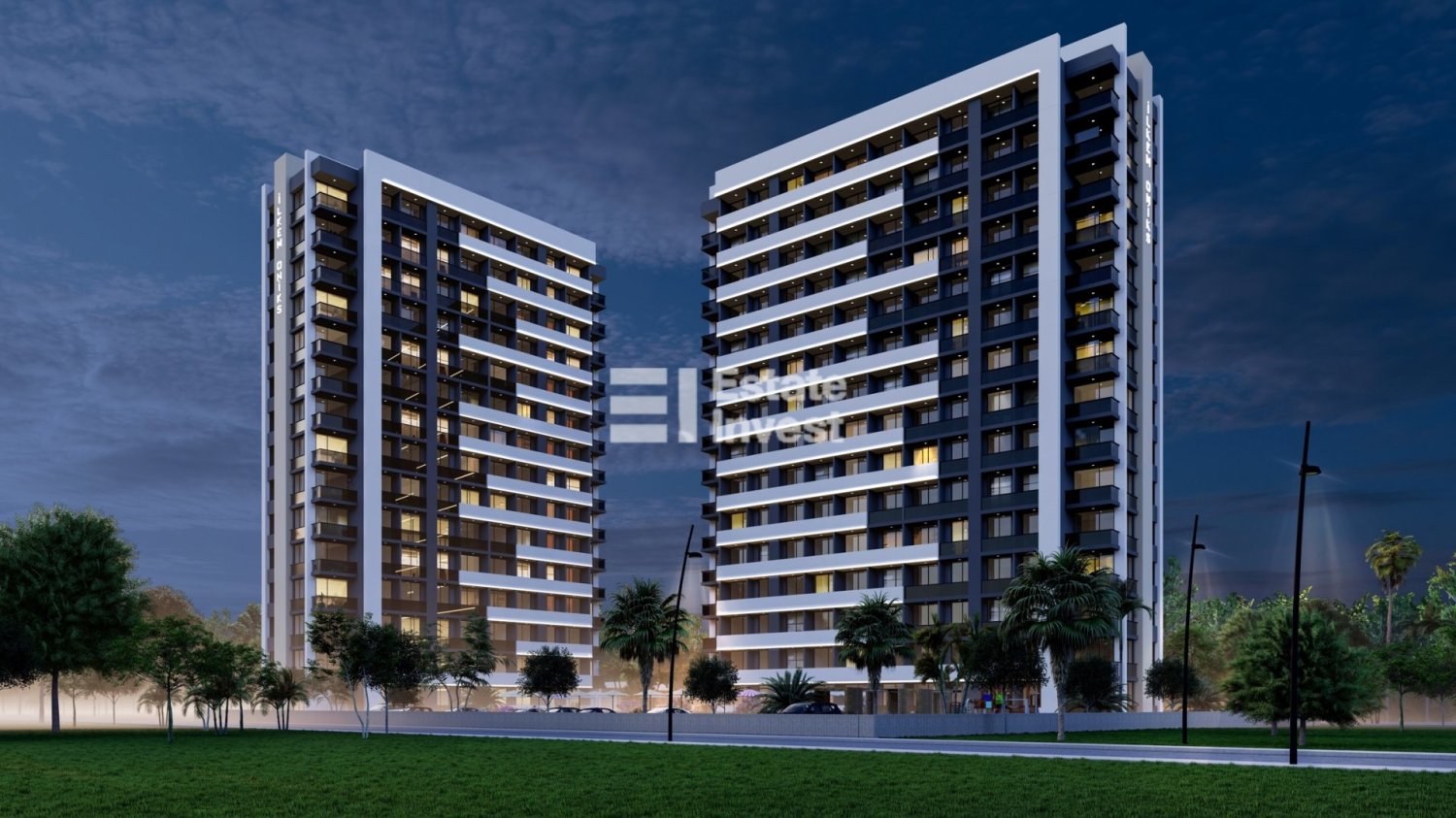 Wohnung 1+1 in Mersin, Turkey, Nr. 32164