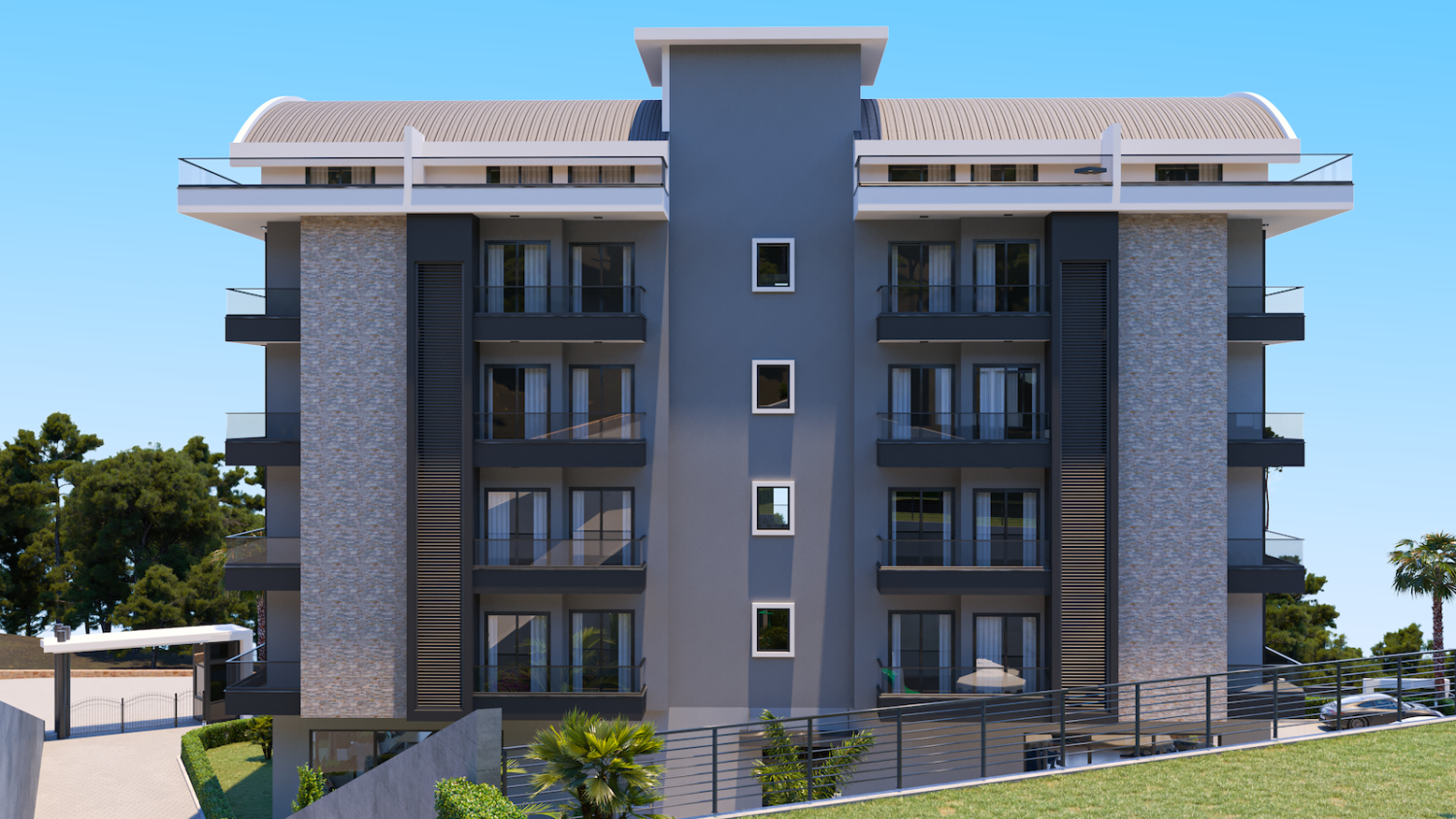 Apartment 2+1 in Alanya, Turkey No. 25206