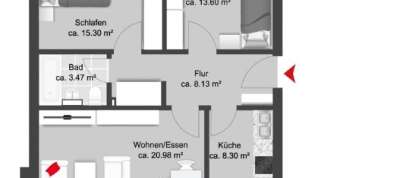 3 rooms Apartment in Munich, Germany No. 209055 20