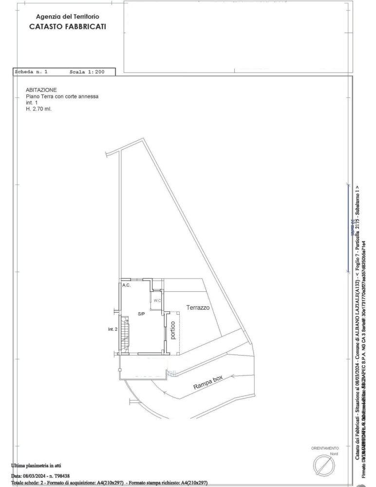Квартира с 5 спальнями в Монте Компатри, Италия № 338021